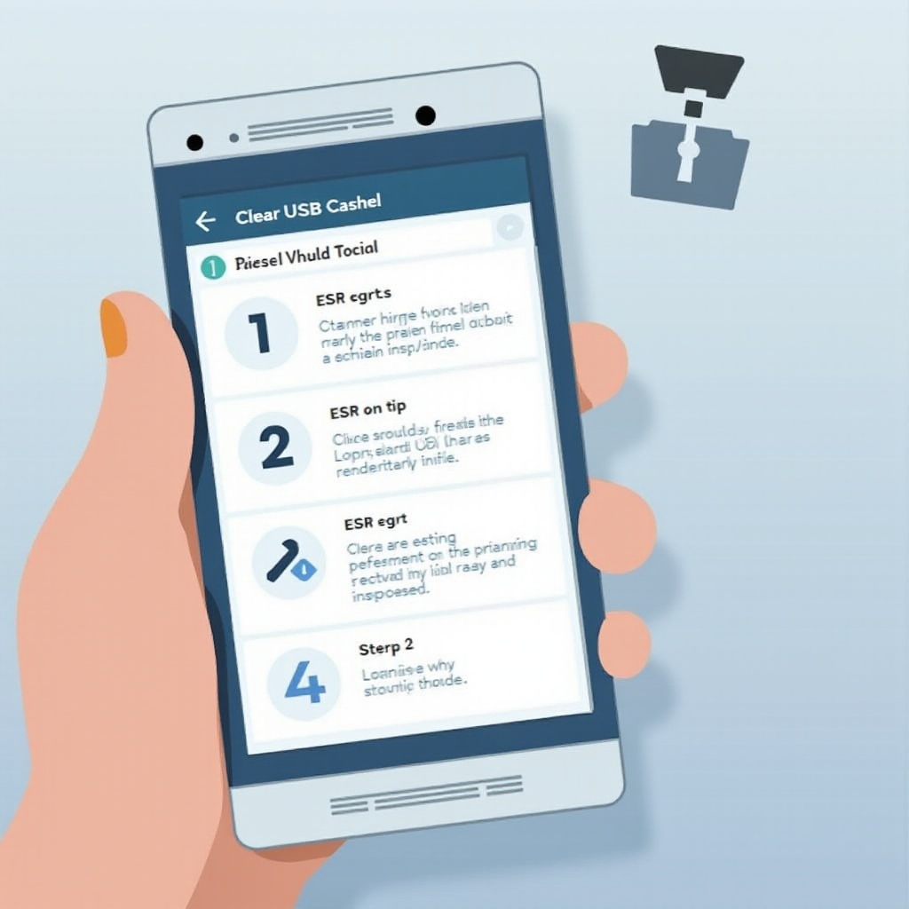 jak wyczyścić pamięć podręczną USB na Androidzie