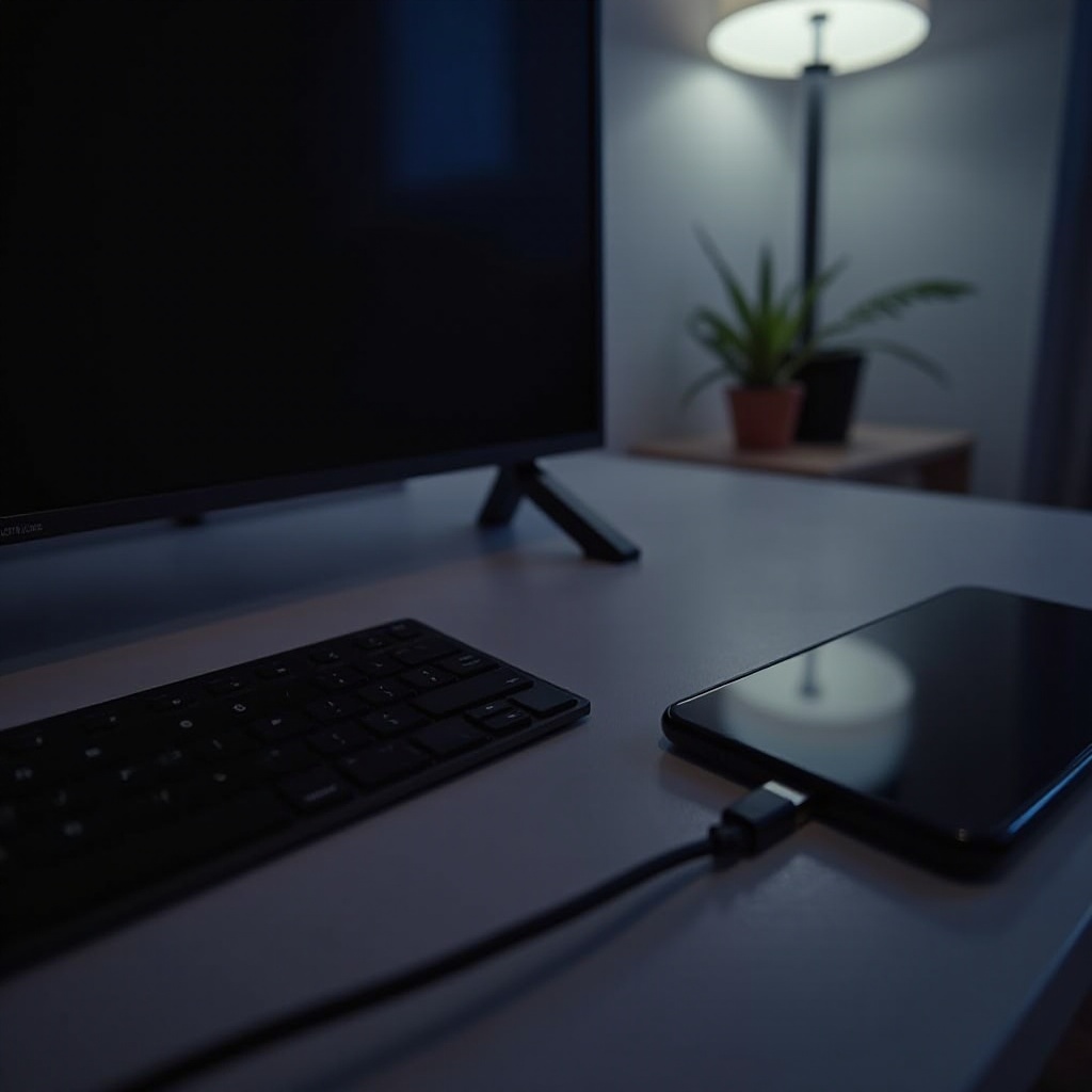verbind telefoon met tv via USB