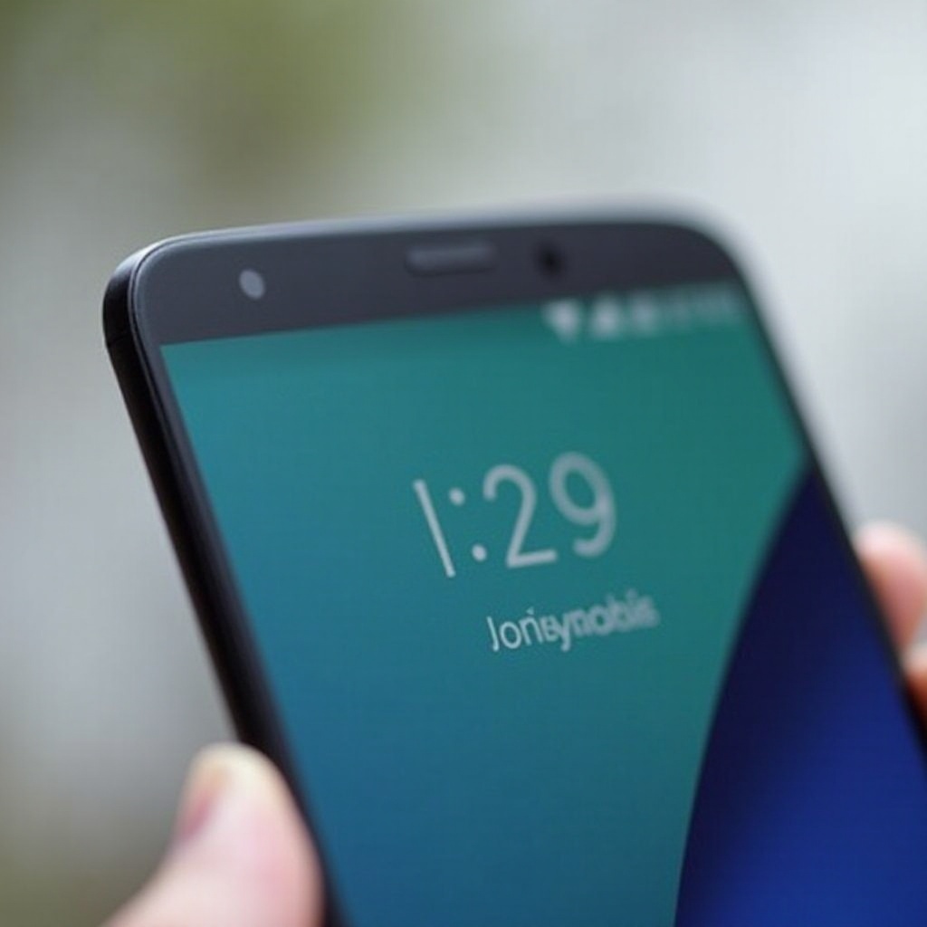 symbols at the top of android phone
