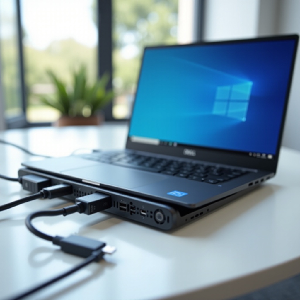 วิธีเปิดแท่นเชื่อมต่อของ Dell