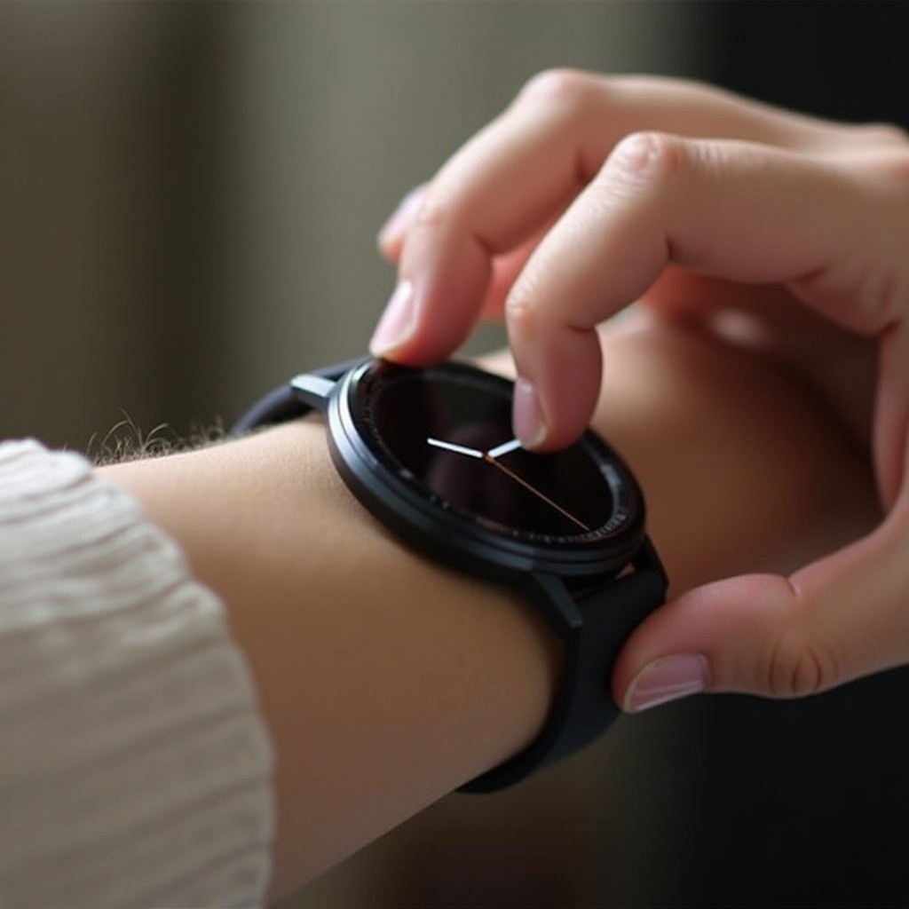 ustawienie czasu zegarka amazfit
