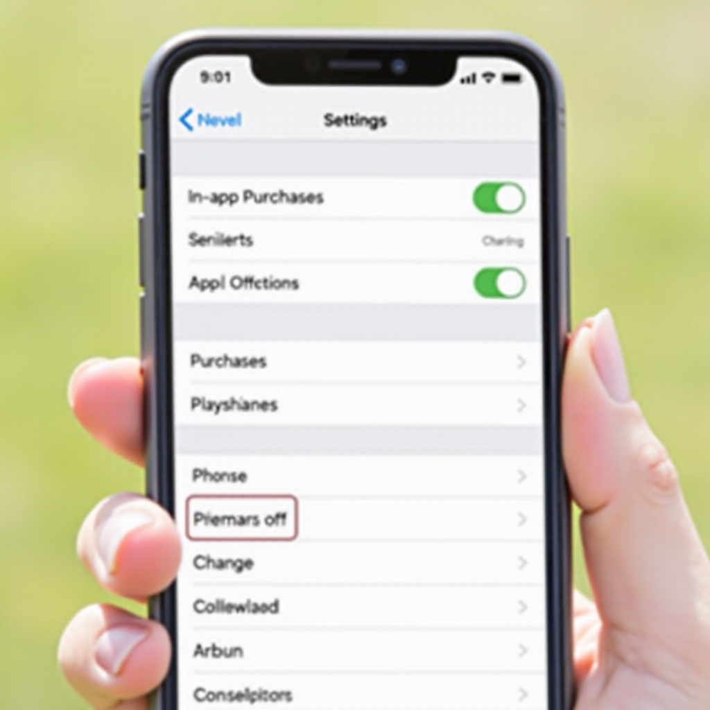 iPhoneでアプリ内購入をオフにする方法
