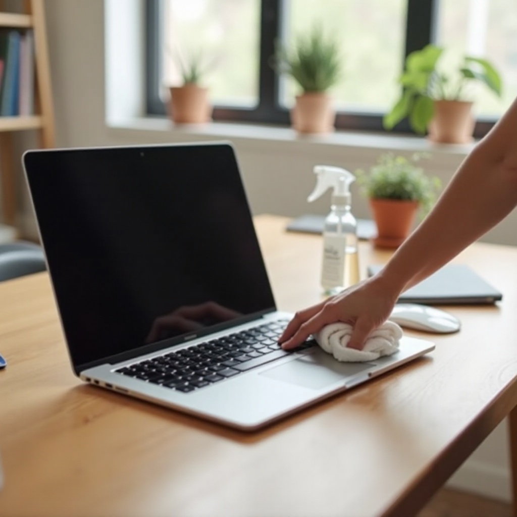 Hoe maak je het scherm en toetsenbord van een MacBook schoon