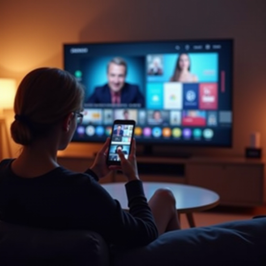 삼성 전화에서 삼성 TV로 스트리밍