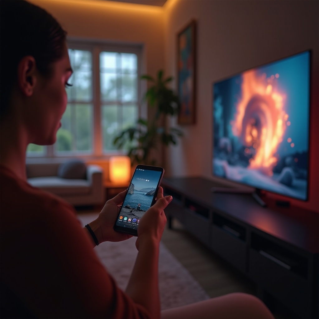 strumieniowanie z telefonu Samsung do telewizora Samsung