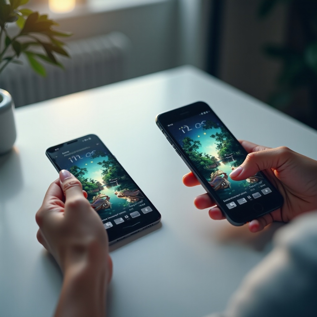 แชร์รูปภาพ iPhone กับ Android