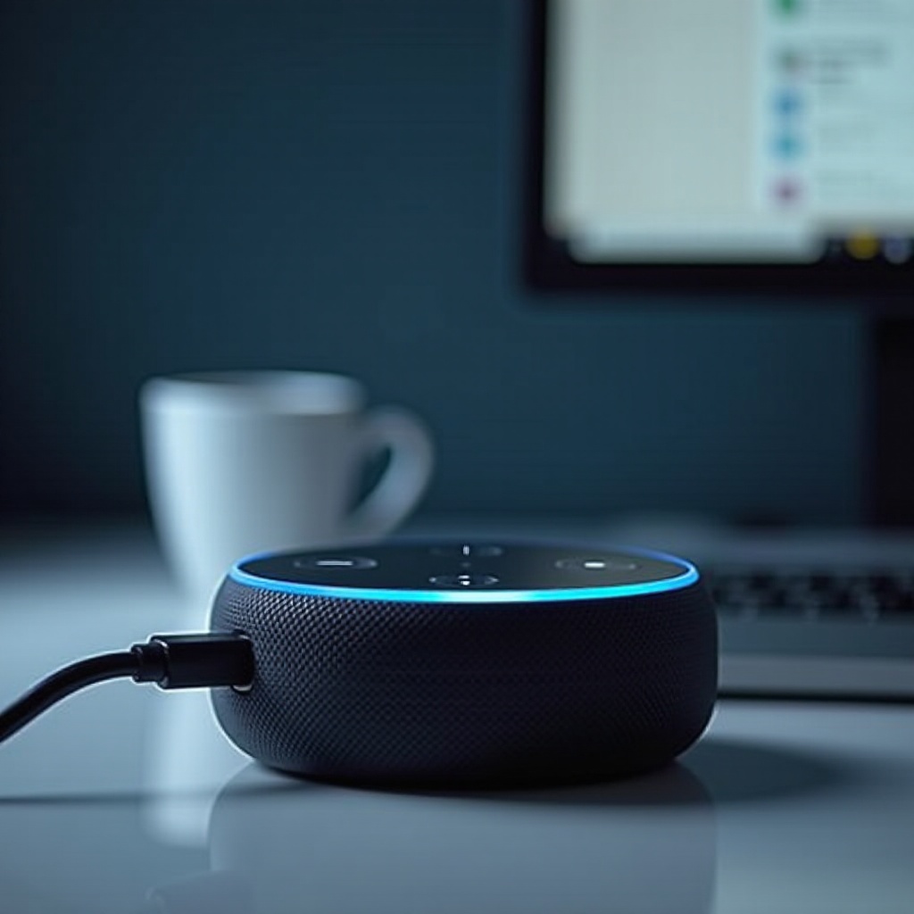 echo dot gaat niet aan wanneer ingeplugd