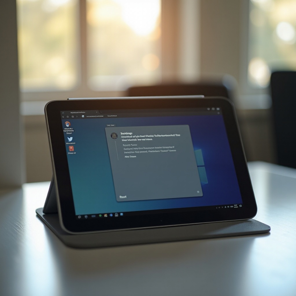 how to reset my asus flip tablet